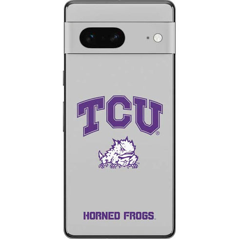 Texas Christian University Horned Frogs Logo Print Pixel Skins